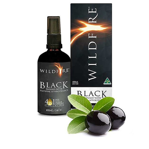 Wildfire Pleasure Oil Black by Wildfire International