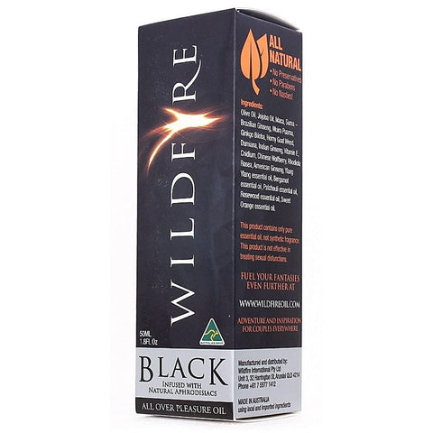 Wildfire Pleasure Oil Black by Wildfire International