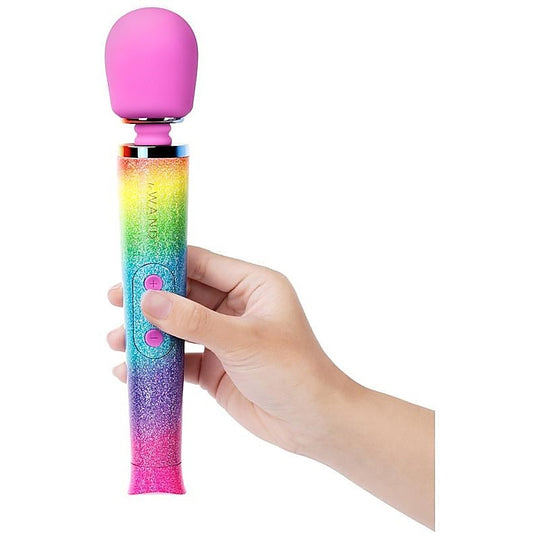 Rainbow Ombre Vibrating Body Wand by Le Wand