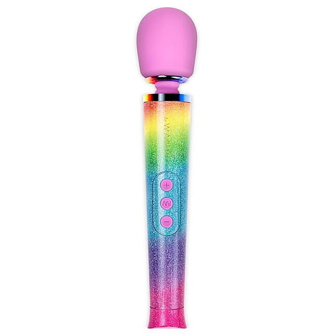 Rainbow Ombre Vibrating Body Wand by Le Wand
