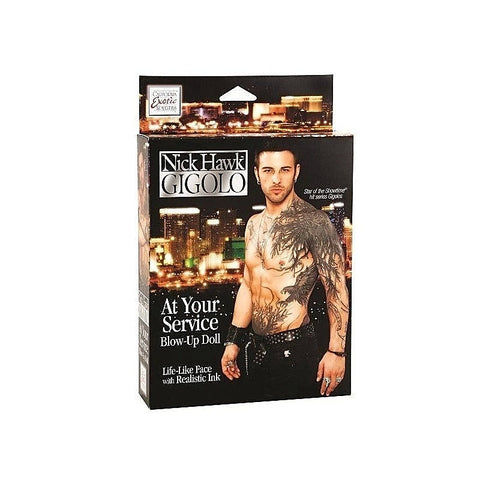 Nick Hawk GIGOLO At Your Service Blow-Up Doll