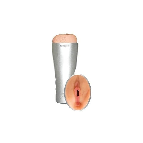 Deluxe Cyber Skin Vibrating Stroker by Topco