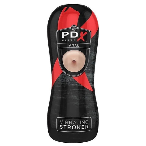 PDX Elite Realistic Male Vibrating Anal Stroker