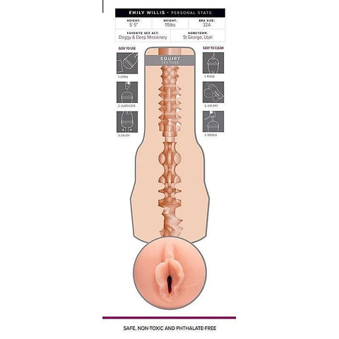 Emily Willis Squirt Stroker by Fleshlight