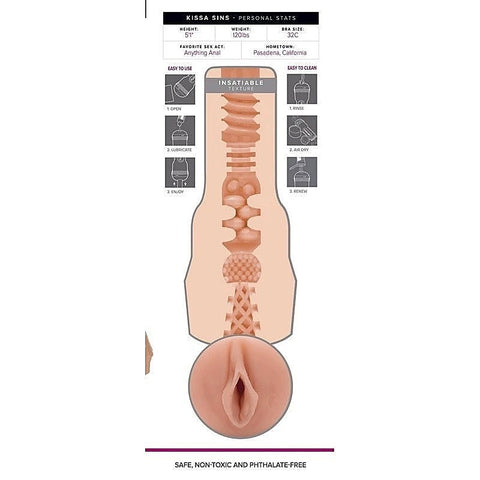 Kissa Sins Insatiable by Fleshlight