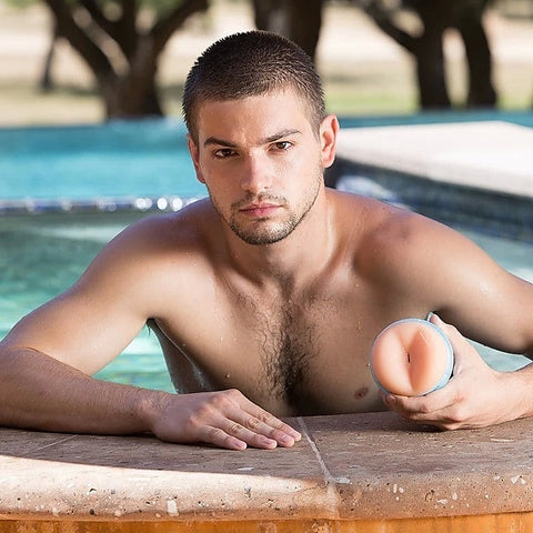 Johnny Rapid Man Cave Male Masturbator by Fleshjack