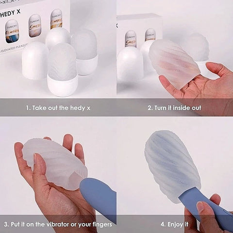 Hedy X Male Masturbator Sleeves by Svakom