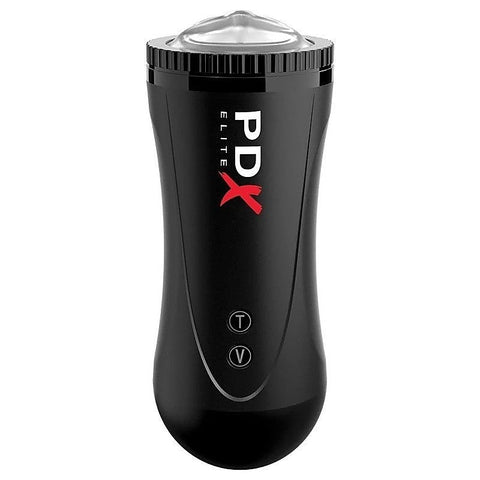 PDX Elite Moto Vibrating and Thrusting Male Stroker