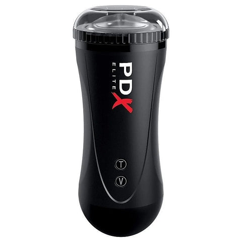 PDX Elite Moto Vibrating and Thrusting Male Stroker