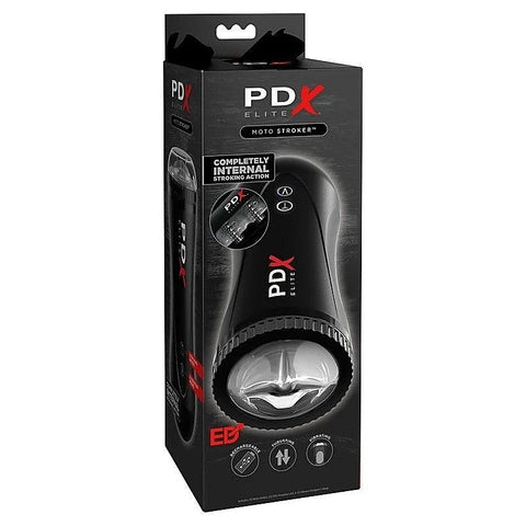 PDX Elite Moto Vibrating and Thrusting Male Stroker