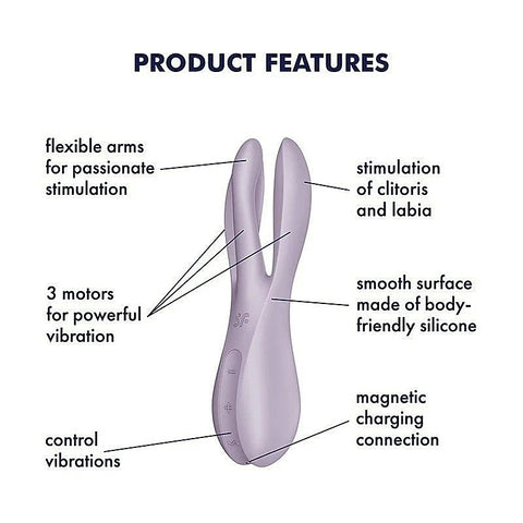 Threesome 2 Layon 12 Functions by Satisfyer