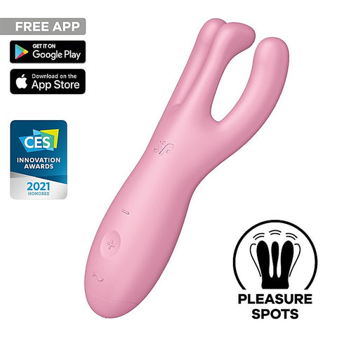 Threesome 4 App Controlled Vibrating Clitoral Massager