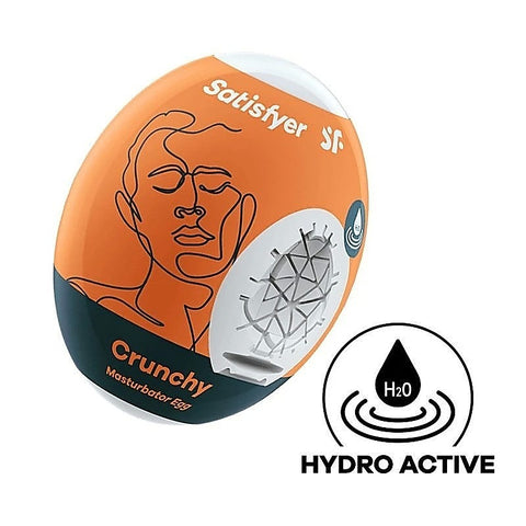 Crunchy Male Masturbator Egg by Satisfyer