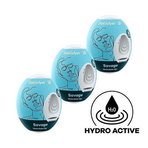 Mixed 3 Pack Male Masturbator Eggs #2 by Satisfyer
