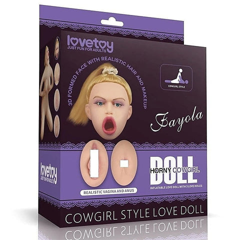 Horny Cowgirl Inflatable Love Doll by Lovetoy