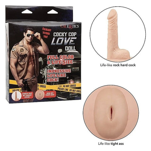 Cocky Cop Adult Love Doll by California Exotics