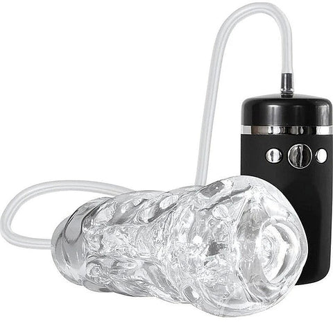 Vibrating & Sucking Pleasure Stroker by Adam & Eve