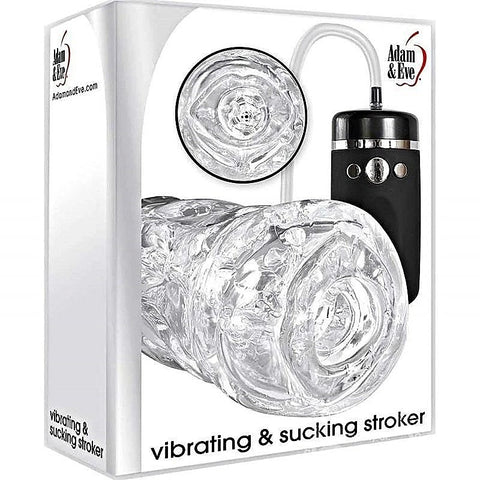 Vibrating & Sucking Pleasure Stroker by Adam & Eve