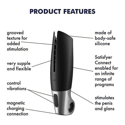 Power App Controlled Male Masturbator by Satisfyer