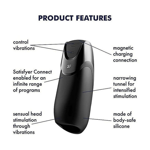 Vibration + App Controlled Male Stroker by Satisfyer