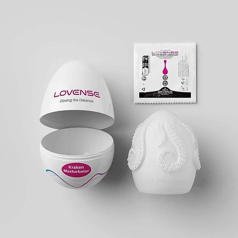Kraken Stretchable Male Masturbator Egg by Lovense