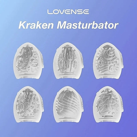 Kraken Stretchable Male Masturbator Egg by Lovense