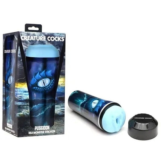 Pussidon Sea Monster Men's Customizable Stroker by XR Brands
