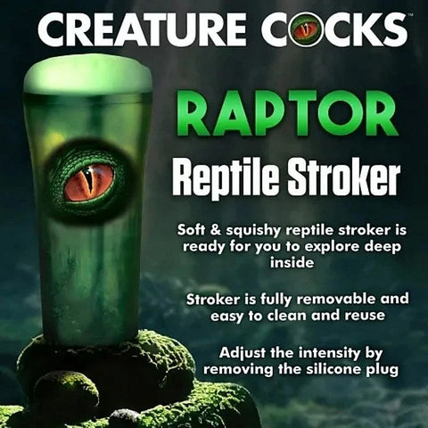 Creature Cocks Raptor Reptile Pleasure Stroker by XR Brands
