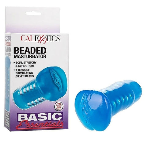 Basic Essentials Beaded Male Pleasure Masturbator