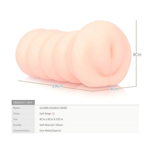Gloria Twin Layer Realistic Male Masturbator by Kokos