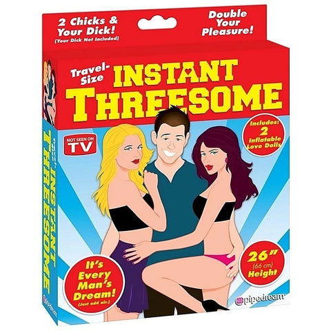 Travel Size Instant Threesome Sex Doll by Pipedream