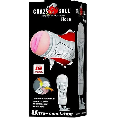 Crazy Bull Flora Masturbator Vibrating by Baile