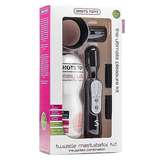 Twizzle Masturbator Kit by Shots Toys