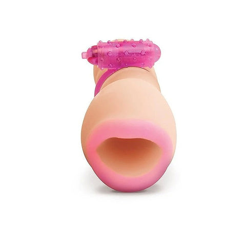 PDX Vibrating Oral Squeeze Her Realistic Masturbator