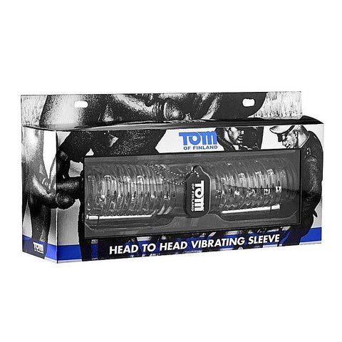 Tom of Finland Head to Head Vibrating Sleeve by XR Brands