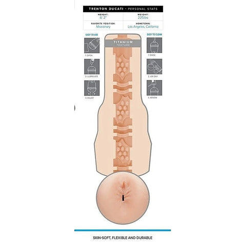 Trenton Ducati Titanium Masturbator by Fleshjack