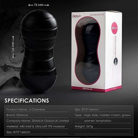 Z-Chamber Male Stroker by Zemalia