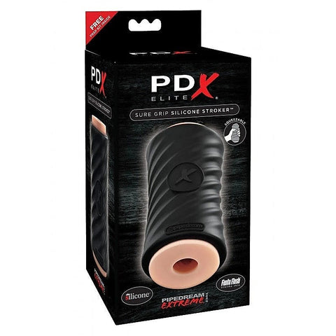 PDX Elite Sure Grip Realistic Stroker by Pipedream Products