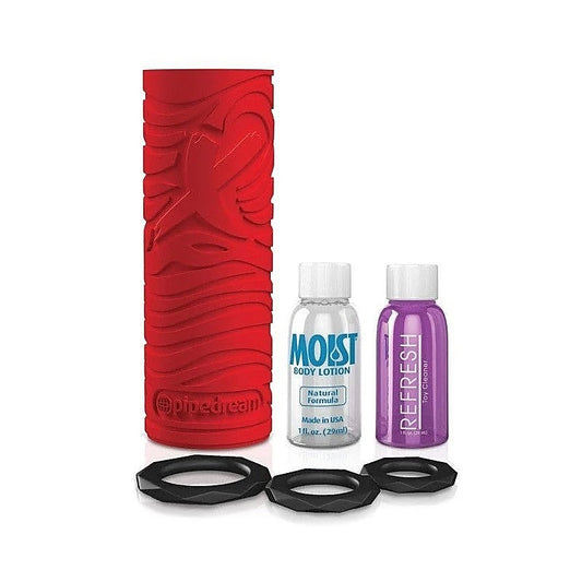 PDX Elite Double Penetration Vibrating Male Stroker