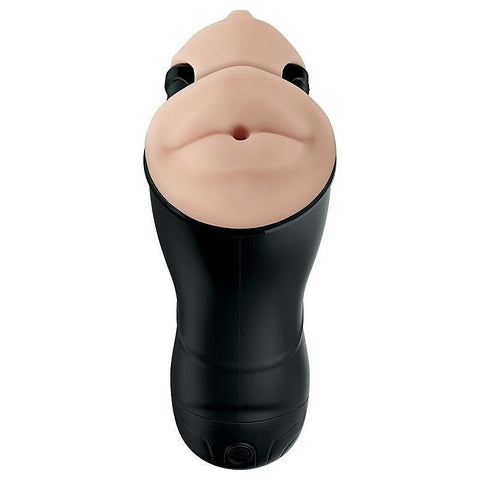 PDX Elite Double Penetration Vibrating Male Stroker