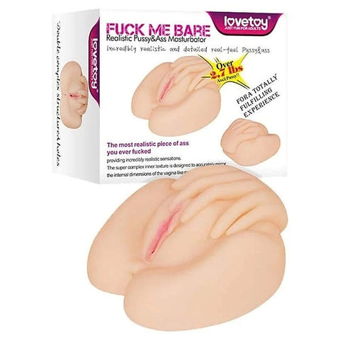 Fuck Me Bare Realistic Pussy and Ass by Lovetoy