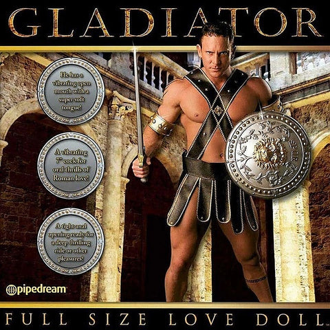 Gladiator Inflatable Love Doll With Dong
