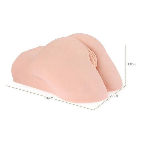 Real Hip Hera Masturbator with Two Way Massager by Kokos