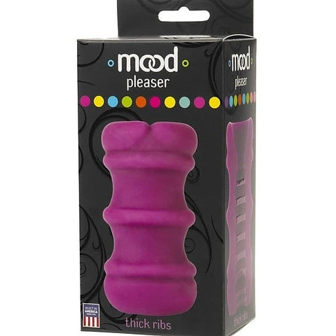 Mood Pleaser Thick Ribs Men's Masturbator by Doc Johnson