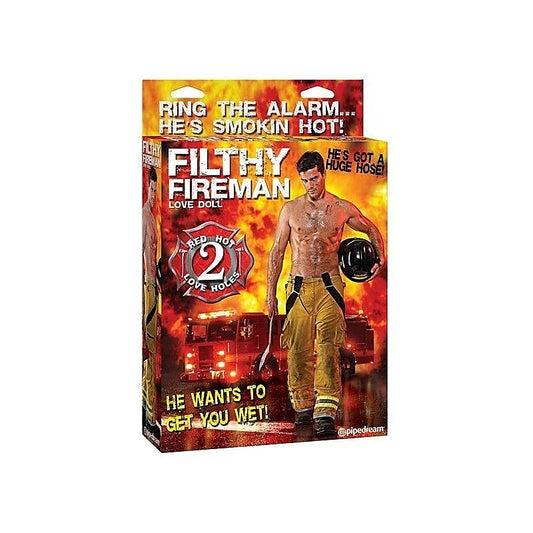 Filthy Fireman Blow Up Inflatable Love Doll by Pipedream