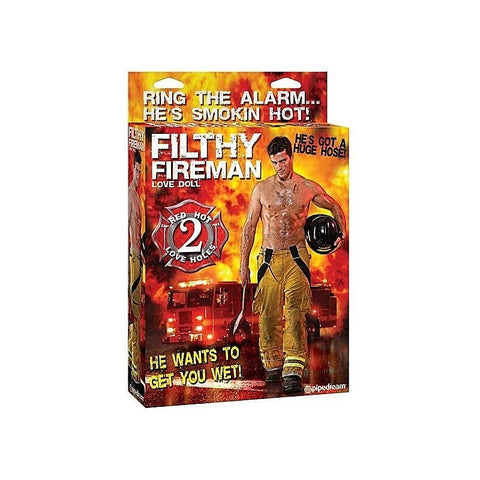 Filthy Fireman Blow Up Inflatable Love Doll by Pipedream