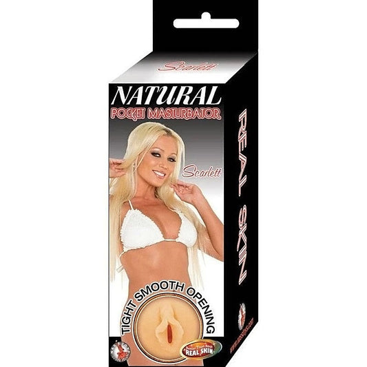 Natural Pocket Masturbator Scarlett by Nasstoys