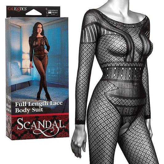 Scandal Full Length Lace Body Suit by California Exotics