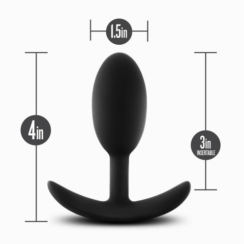Anal Adventures Platinum Silicone Vibra Plug
