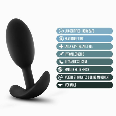 Anal Adventures Platinum Silicone Vibra Plug